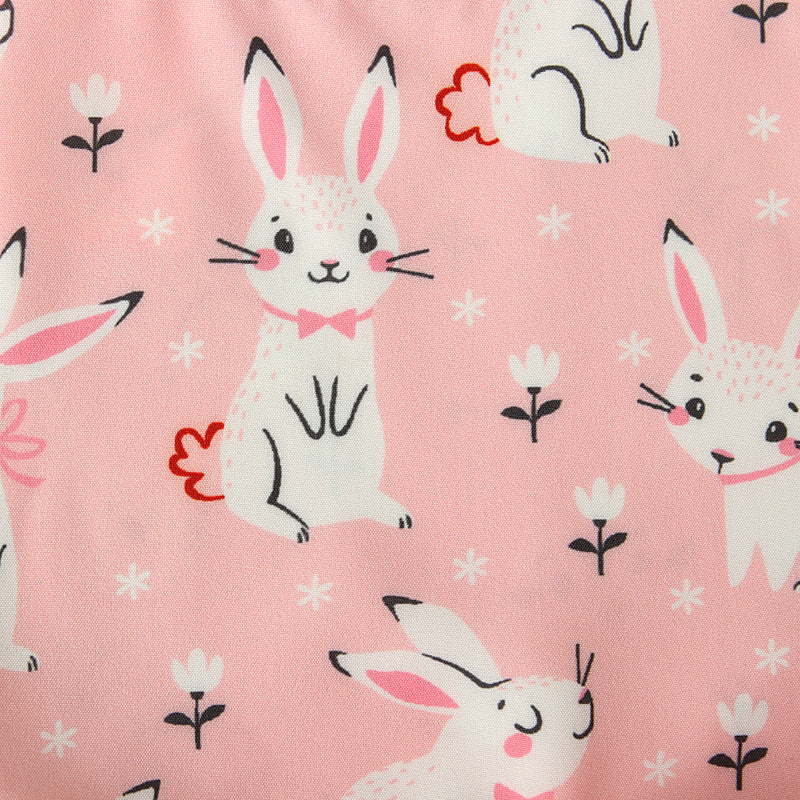 Girls Bunny Outfit Easter Rabbit Tutu Dress 4pcs Set Kids Fancy Easter Outfit with Accessories for Kids