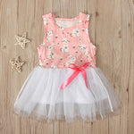 Girls Bunny Outfit Easter Rabbit Tutu Dress 4pcs Set Kids Fancy Easter Outfit with Accessories for Kids