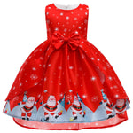 Girls Christmas Dress A Line Princess Party Dress Christmas Costume for Kids 3-8 Years