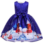 Girls Christmas Dress A Line Princess Party Dress Christmas Costume for Kids 3-8 Years