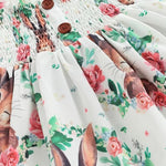 Baby Girl Easter Dress Bunny Floral Print Tutu Party Dresses Sling Bunny Sundress