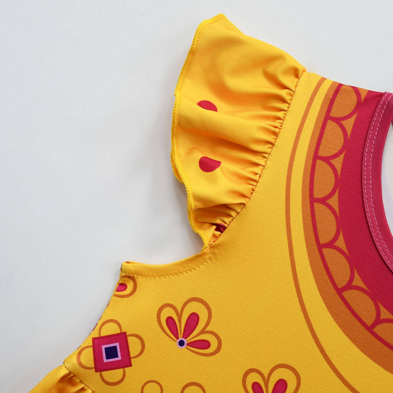 Little Girls Princess Yellow Dress w/ Bag Kids Halloween Costume