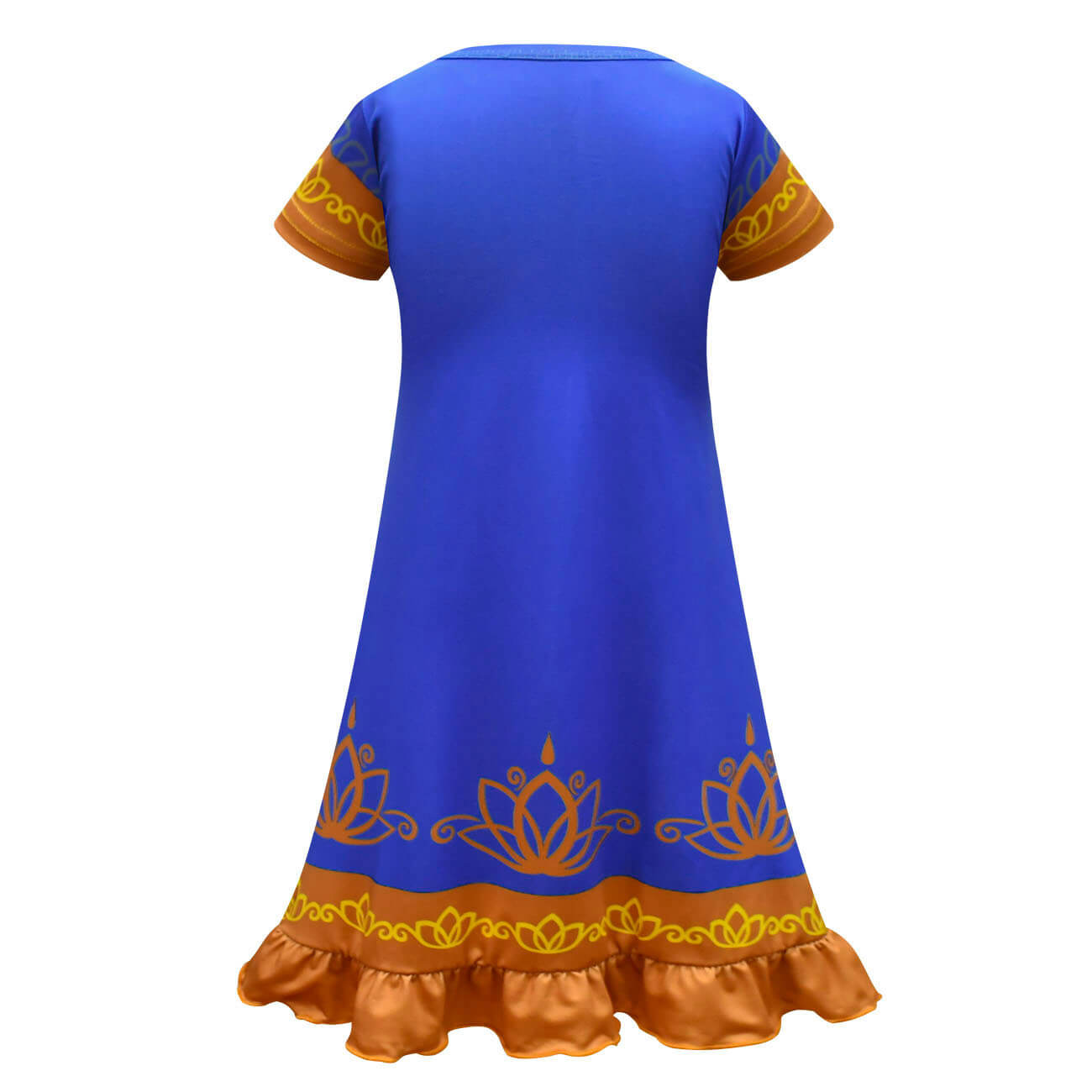 Little Girls Princess Cosplay Dress w/ Bag Kids Halloween Costume Party Dress Up