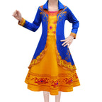 Princess Cosplay Dress with Bag Halloween Costume Party Dress Up Outfit Set