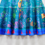 Kids Summer Off Shoulder Mirabel Dress with Bag for Age 2+