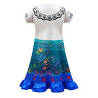 Short Sleeve Mirabel Dress with Bag Magic Family Madrigal Girls Summer Costumes