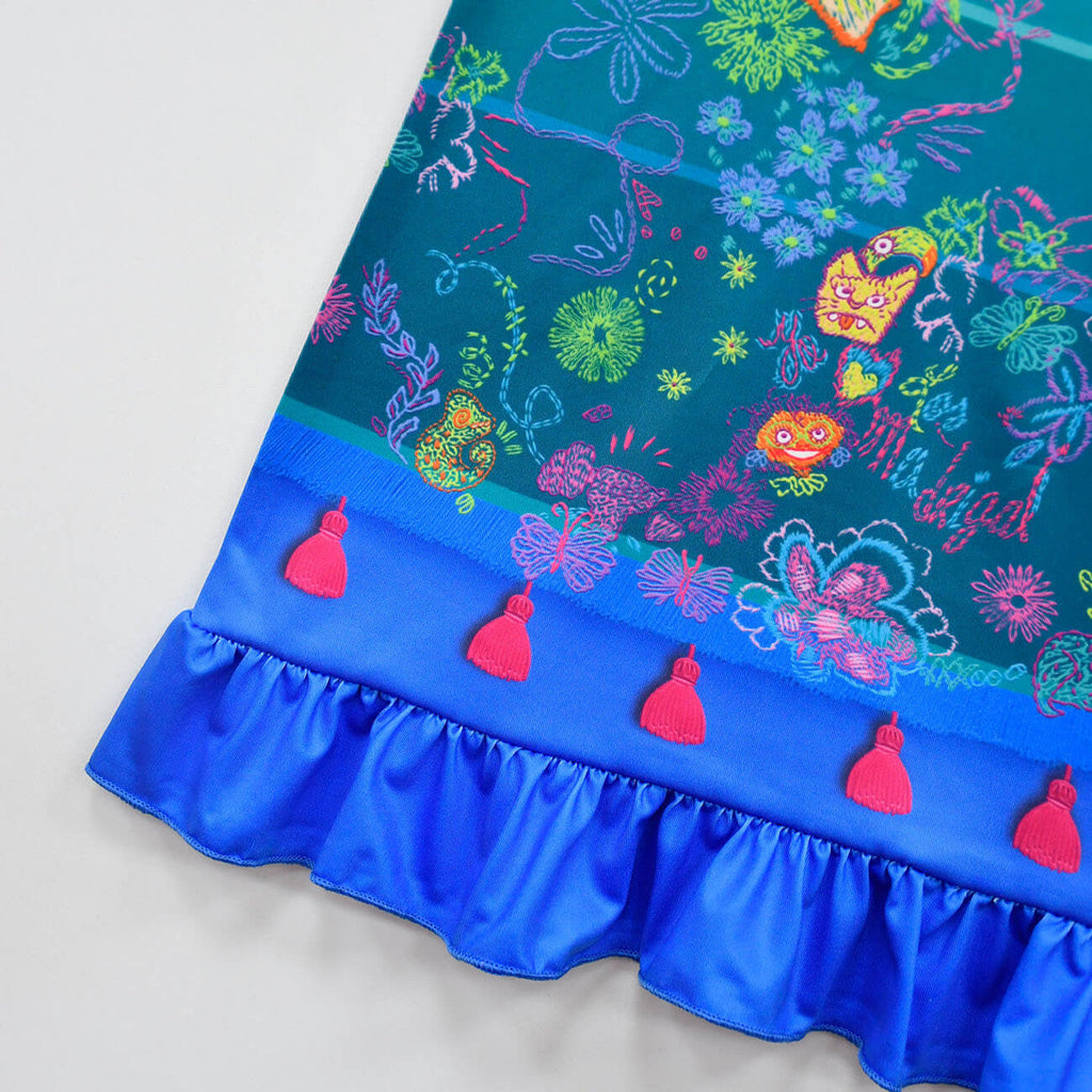 Short Sleeve Mirabel Dress with Bag Magic Family Madrigal Girls Summer Costumes