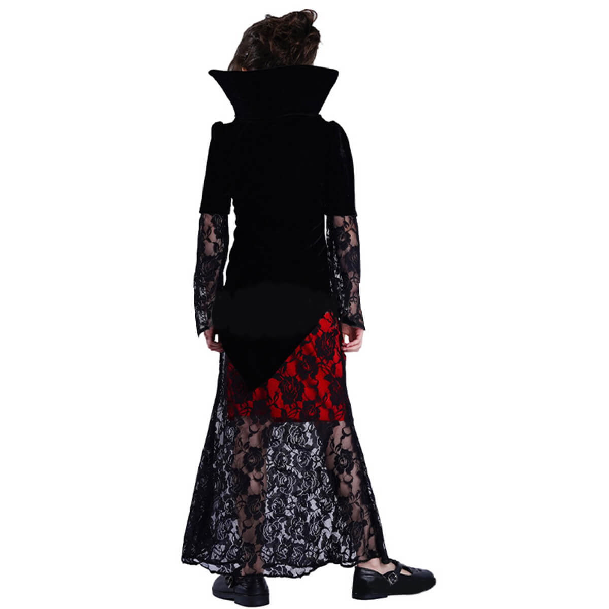 Girls Vampire Costume Red Black Dress Halloween Masquerade Party Scary Sun Baby Girls Vampire Costume Red Black Dress Halloween Masquerade Party Scary Sun Baby
