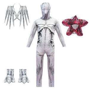 Demogorgon Costume Stranger Monster Jumpsuit Party Cosplay Outfit Full Set