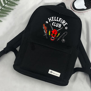 Hellfire Club 4 Schoolbag Backpack Demogorgon Monster Teenagers Boys Girls Laptop Outdoor Travel Bag