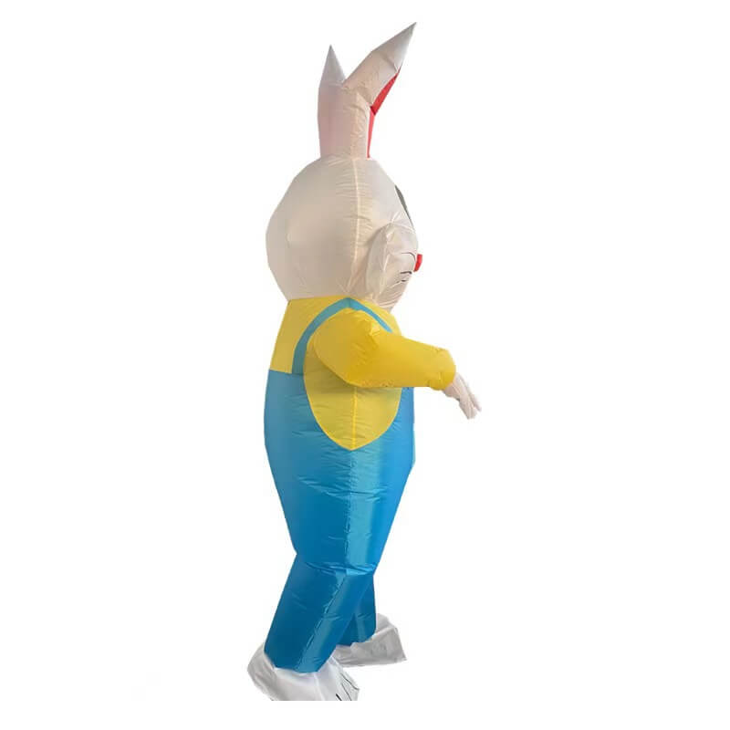 Inflatable Bunny Costume Adult Easter Rabbit Costume Unisex Air Blow-u ...