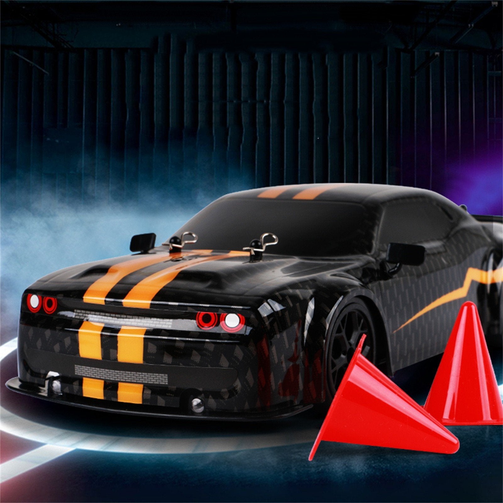 RC Drift Car High Speed 4WD Racing Stunt Vehicle Hellcat Fast GTR Remote Control Toy Cars