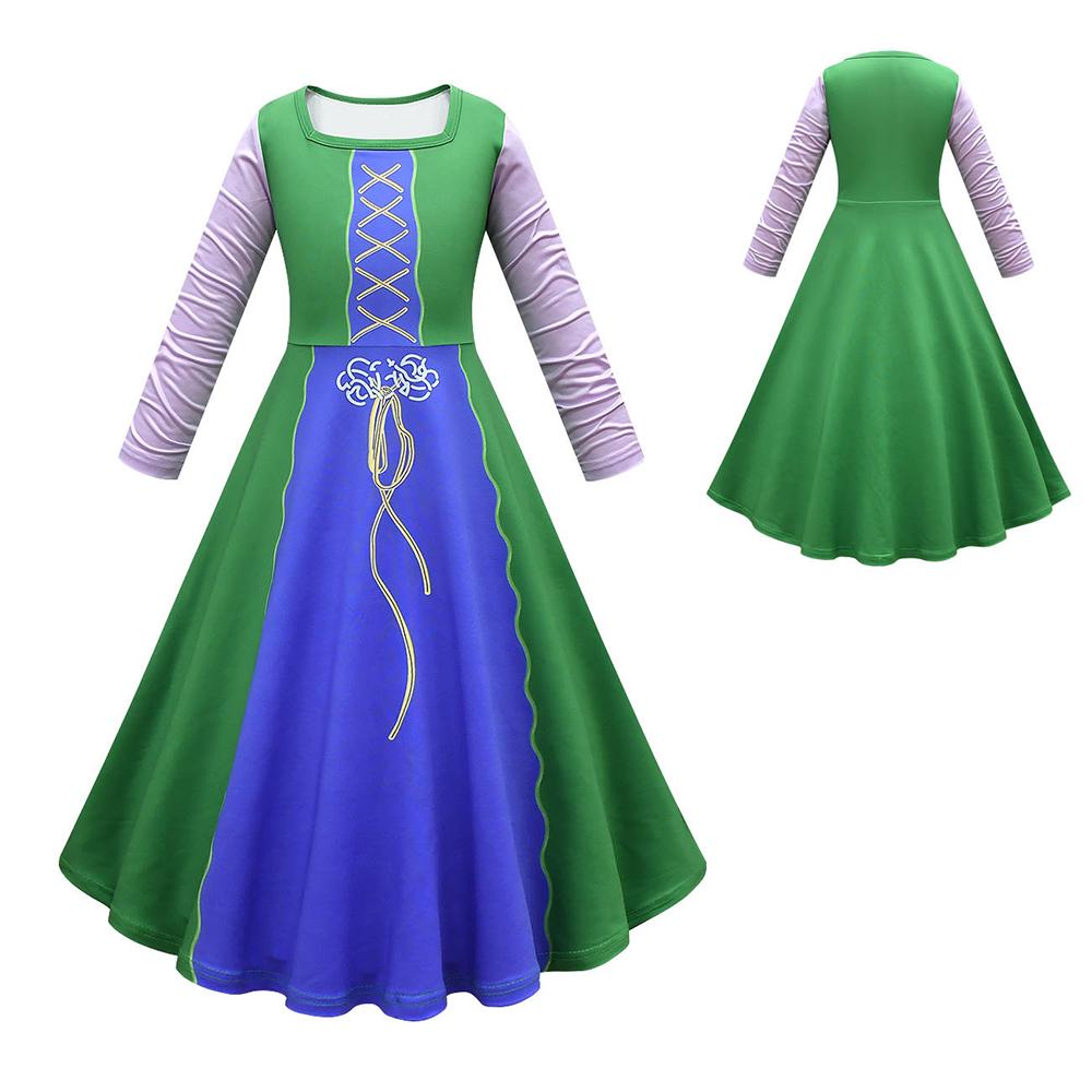 Winifred Sanderson Costume Sanderson Sisters Costumes Kids Women Halloween Cosplay Dress Up