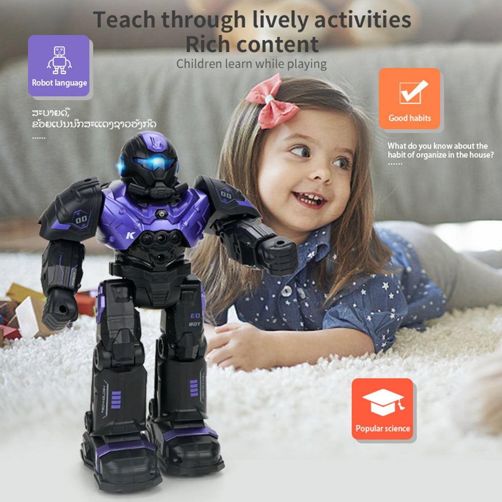 Remote Control Robot with Music Light Dancing Gesture Sensing RC Toys for Boys Girls Gift