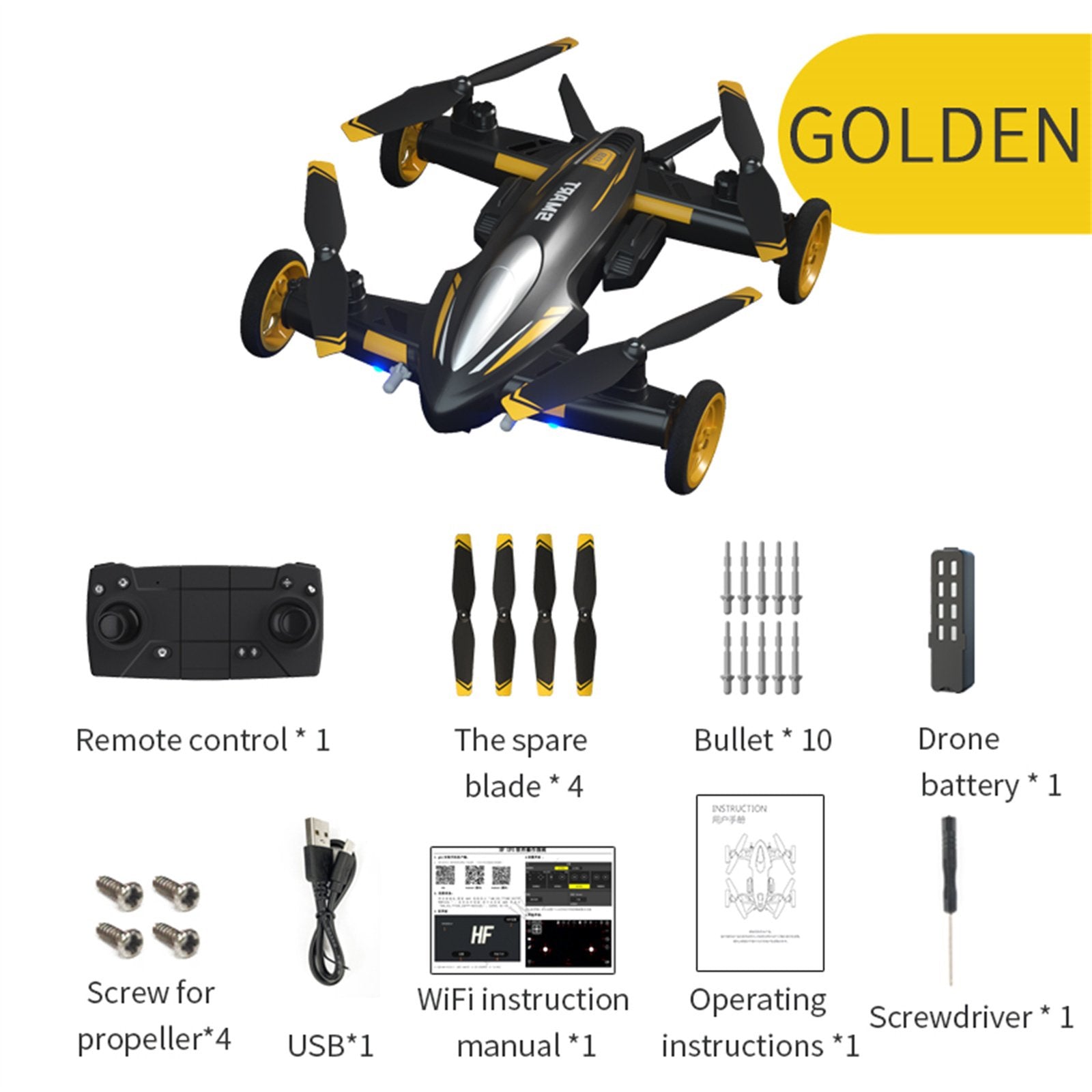 Fighting Drone With Camera 8K Aerial Photograph 2 in 1 Land And Air UAV Multifunctional Bomb Fighter Remote Control Aircraft