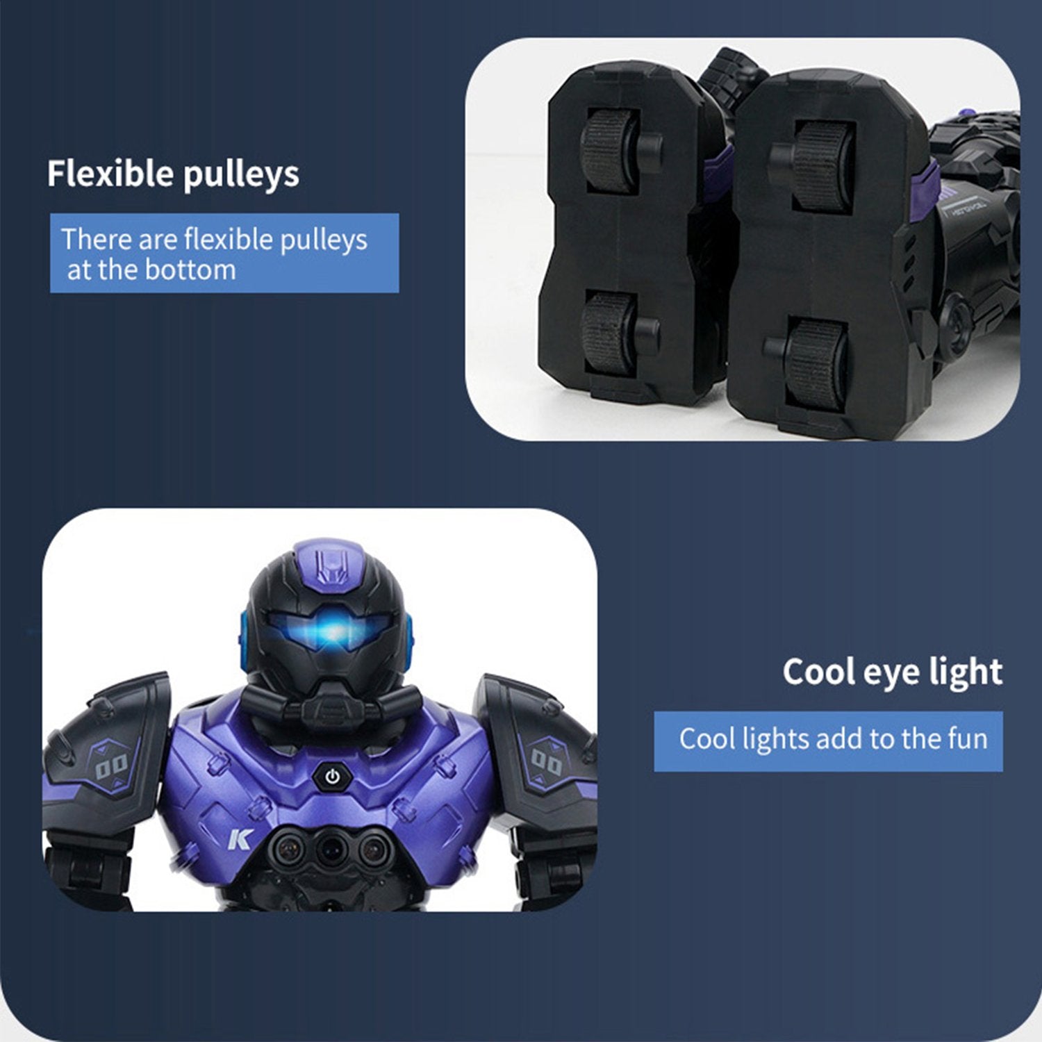 Remote Control Robot with Music Light Dancing Gesture Sensing RC Toys for Boys Girls Gift