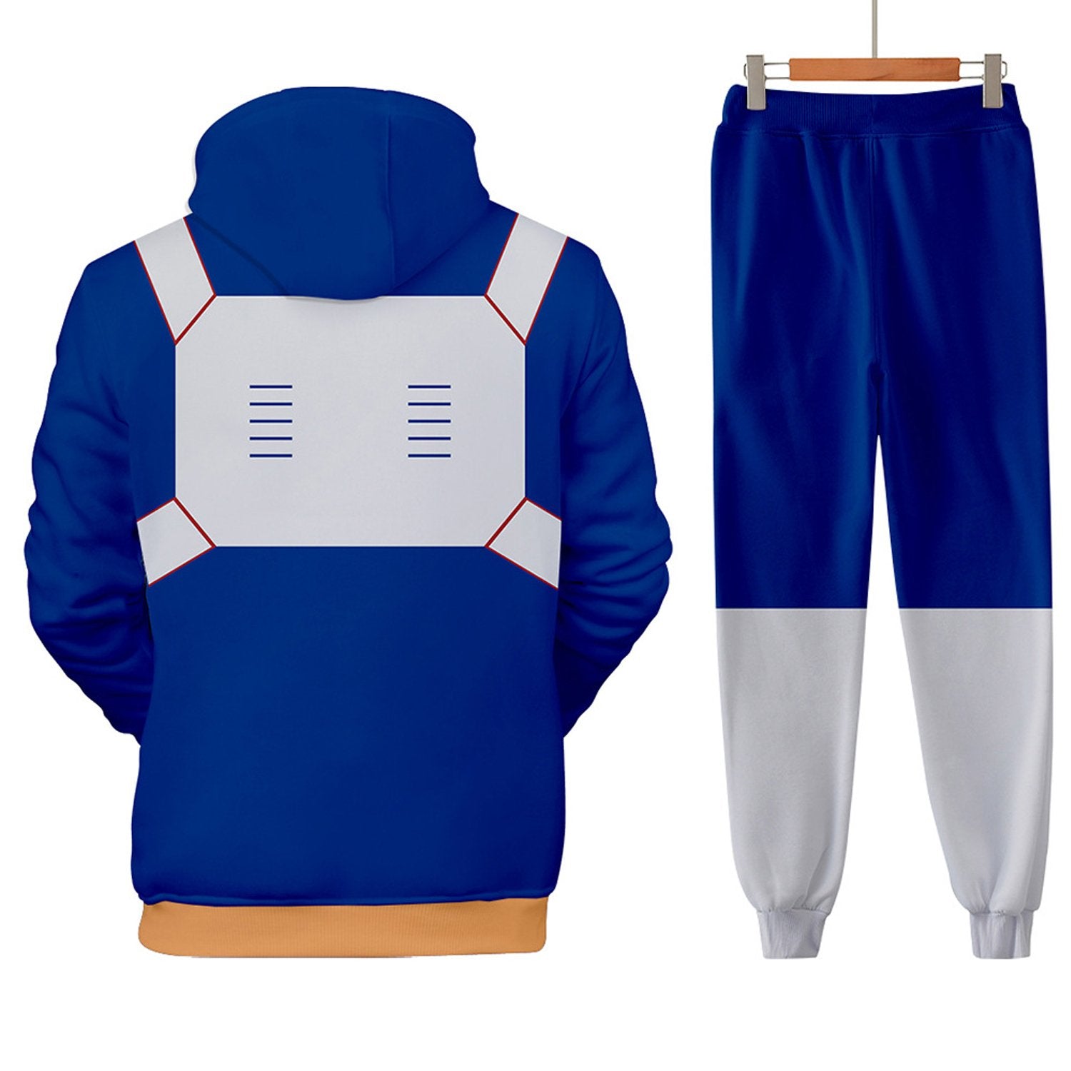 Kids Adult Hero Hooded Sweat Suit Unisex MHA Costume Hoodie Pants Set