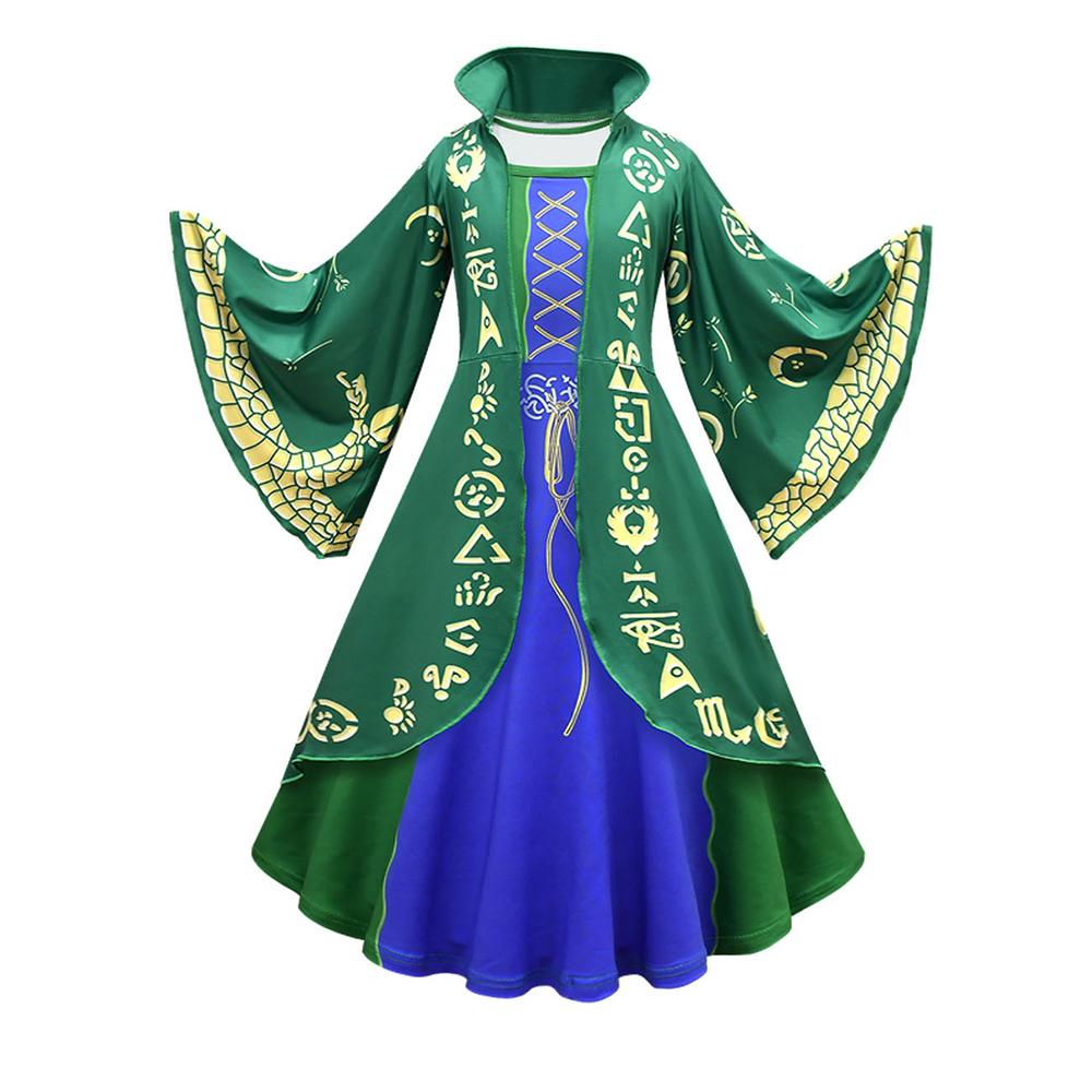 Winifred Sanderson Costume Sanderson Sisters Costumes Kids Women Halloween Cosplay Dress Up