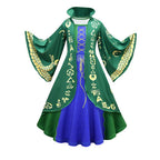Winifred Sanderson Costume Sanderson Sisters Costumes Kids Women Halloween Cosplay Dress Up