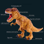 18in Dinosaur Toy Walking Spray Lay Eggs T-Rex With Light and Sound