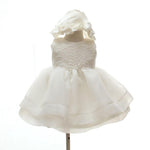 Elegant Baby Girl First Communion Dresses White Tutu Party Wedding Dress Christening Gown