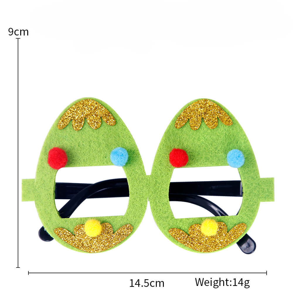 Kids Bunny Glasses 6pcs Hatching Eggs Easter Eyeglasses for Party Supplies Easter Chick Glasses