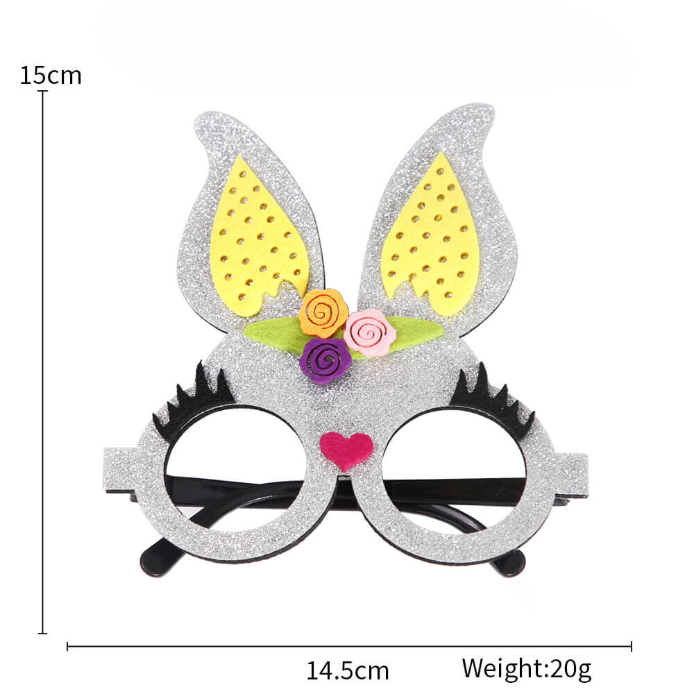 Kids Bunny Glasses 6pcs Hatching Eggs Easter Eyeglasses for Party Supplies Easter Chick Glasses