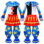 Kids Sundrop and Moondrop Costume FNAF Jumpsuit and Helmet Set for Halloween Cosplay