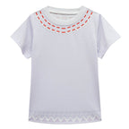 Girls Luisa Madrigal White T-shirt Blue Skirt Suit Party Carnival Hallowen Costume for Kids Age 2+