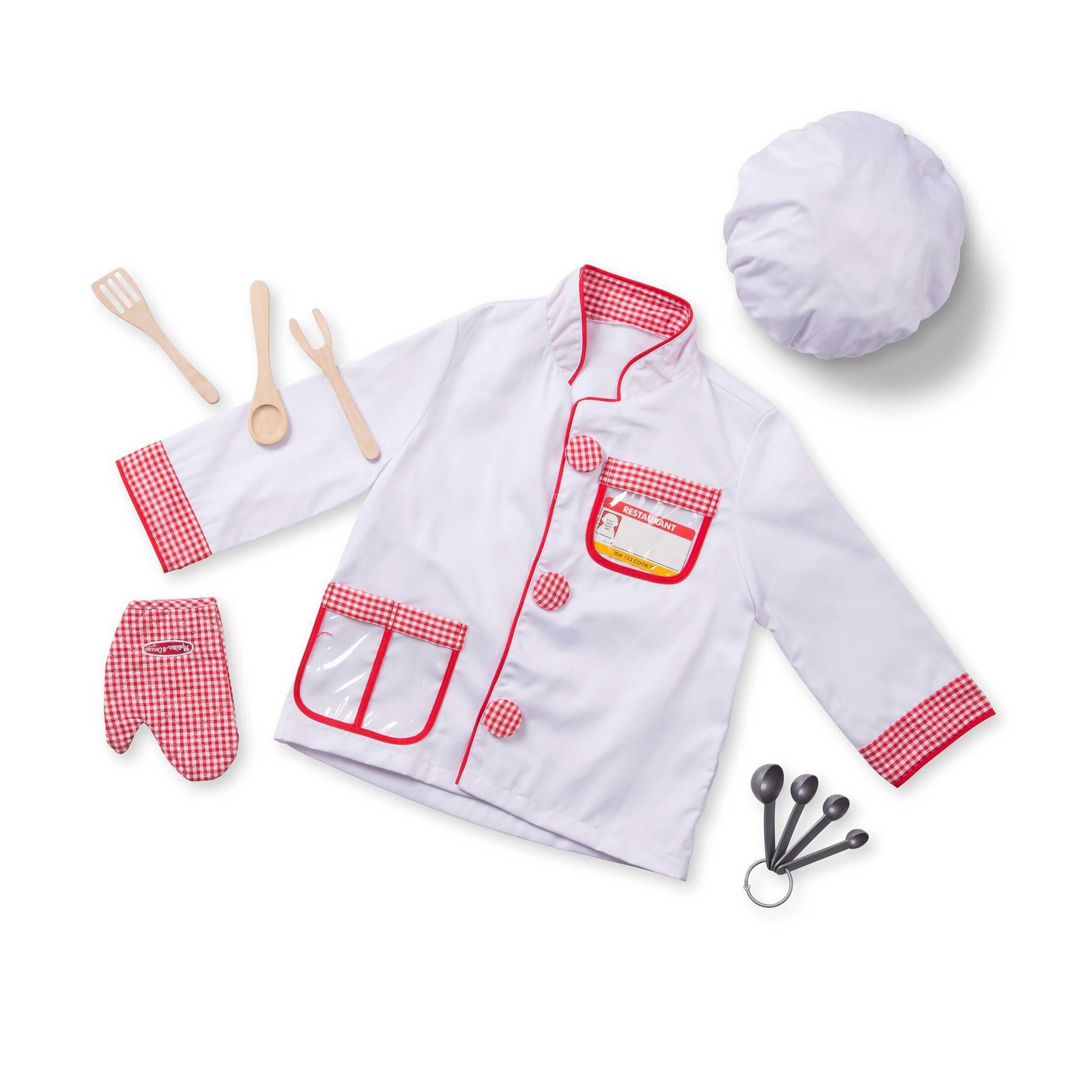 Boys Girls Pretend Play Costumes Police Doctor Nurse Chef Cosplay Costume Role Play Dress-Up Set