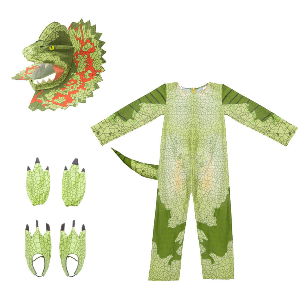 Kids Dinosaur Costumes Stegosaurus Triceratops Cosplay Outfit for Boy Girls Halloween Role Play