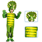 Kids Triceratops Costume Jurassic Tyrannosaurus Rex Dress Fancy Dinosaur Outfit for Halloween Party