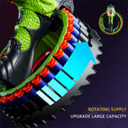 Kids Dinosaur Dart Shooting Toy with Soft Bullets High Capacity Electric Blasting Toy Gun