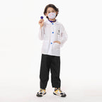 Boys Girls Pretend Play Costumes Police Doctor Nurse Chef Cosplay Costume Role Play Dress-Up Set
