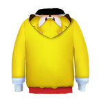 Kids Dr. Eggman Hoodie Robotnik Long Sleeve Hedgehog Sweatshirt Unisex Boys Girls Sport Shirts