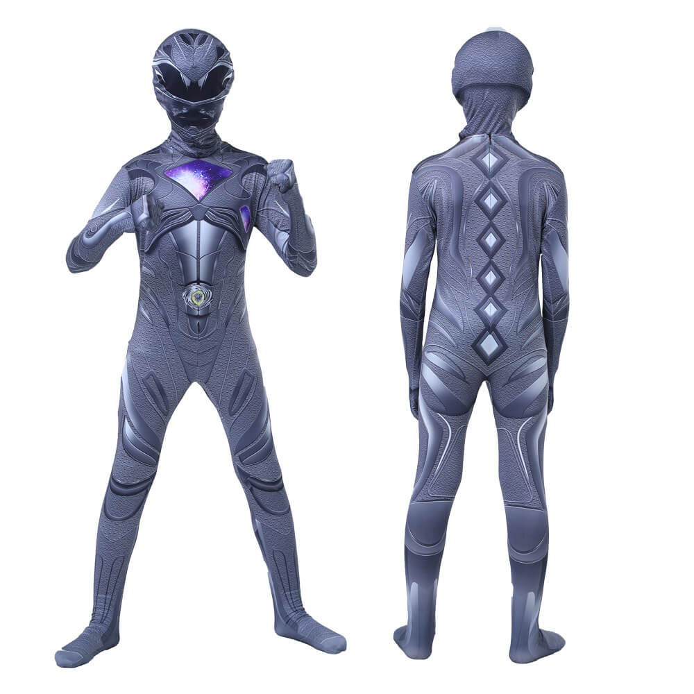 Boys Girls Dragon Rangers Costume Dino Ranger Halloween Cosplay Outfit Helmet Full Set for Age 2-14