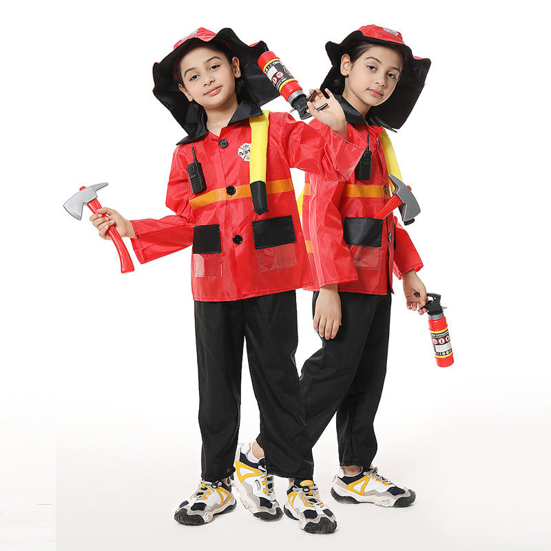 Boys Girls Pretend Play Costumes Police Doctor Nurse Chef Cosplay Costume Role Play Dress-Up Set