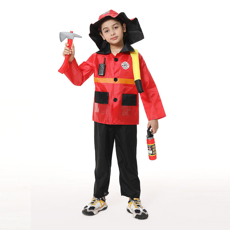 Boys Girls Pretend Play Costumes Police Doctor Nurse Chef Cosplay Costume Role Play Dress-Up Set