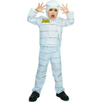 Children Mummy Cosplay Costume Under Wraps Boys Girls Ghost Horror Outfit for Halloween Party