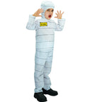 Children Halloween Cosplay Costume Under Wraps Boys Girls Ghost Horror Outfit for Halloween Party