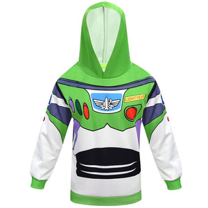 Kids Lightyear Costume Hoodie Pants 2pcs Suit for Boy and Girls Halloween Carnival