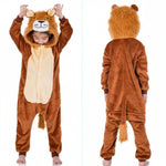 Kids Halloween Animal Costume Cute Onesie Rabbit Lion Kangaroo Batman Outfit for Boys Girls Cosplay