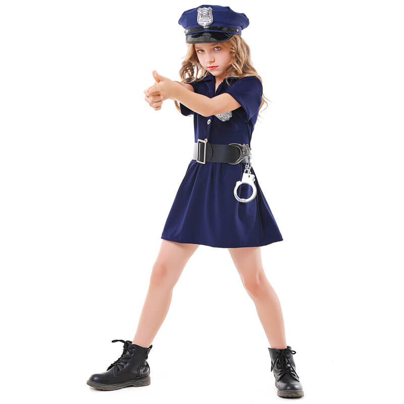 Boys Girls Pretend Play Costumes Police Doctor Nurse Chef Cosplay Costume Role Play Dress-Up Set