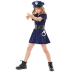 Boys Girls Pretend Play Costumes Police Doctor Nurse Chef Cosplay Costume Role Play Dress-Up Set