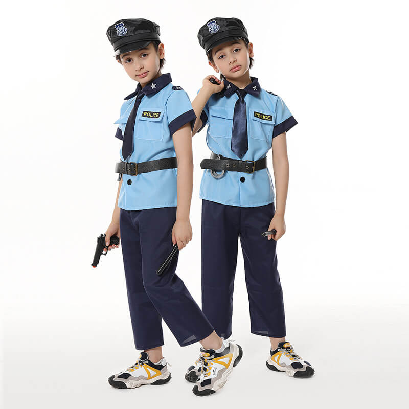 Boys Girls Pretend Play Costumes Police Doctor Nurse Chef Cosplay Costume Role Play Dress-Up Set