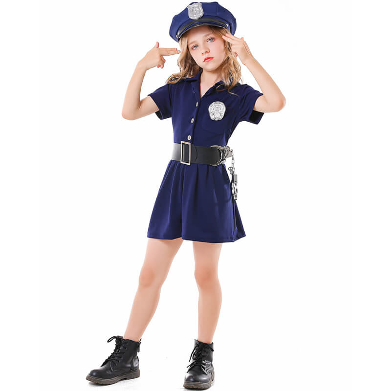 Boys Girls Pretend Play Costumes Police Doctor Nurse Chef Cosplay Costume Role Play Dress-Up Set