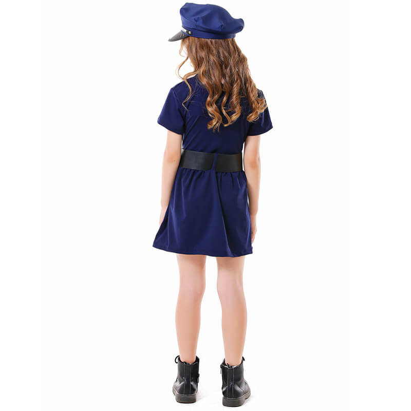 Boys Girls Pretend Play Costumes Police Doctor Nurse Chef Cosplay Costume Role Play Dress-Up Set