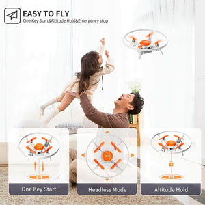 Camera Drone for Beginners Wifi FPV Live Video Quadcopter Remote Control Drone for Boys and Girls