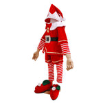 Toddler Kids Elf Costume 5pcs Elf Red Suit Full Set for Boys Girls Christmas Cosplay