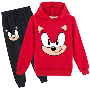 Kids Teens Hedgehog Hoodie Pants Outfit Casual Sweat Suit for Boys Girls